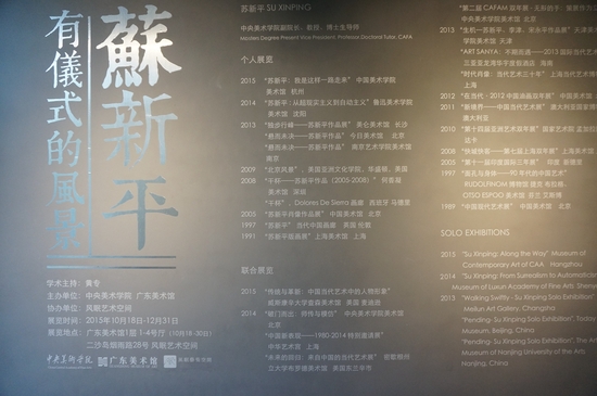 有仪式的风景&mdash;&mdash;苏新平作品展广东揭幕